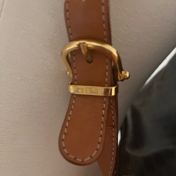 Vintage Celine brown leather backpack - Picture 4 of 8